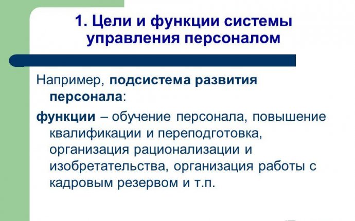 Презентация на тему: Цели, функции, организационная структура